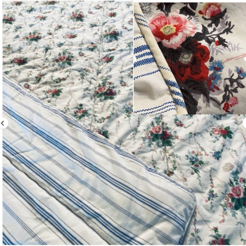 Vintage Ralph Lauren Blaine Floral‎ Queen Comforter Cottagecore
